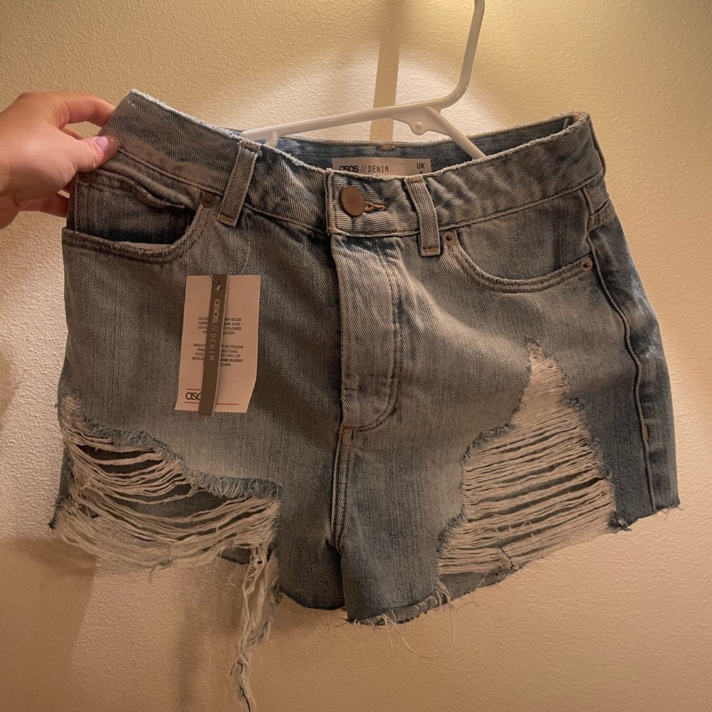 ASOS denim shorts